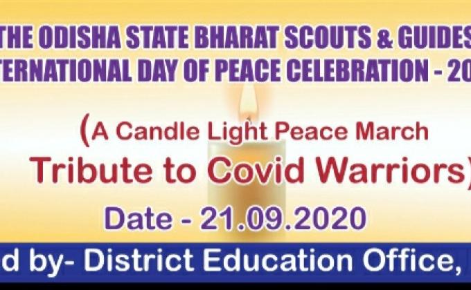 A Candle Light Peace March Tribute to Covid Warriors