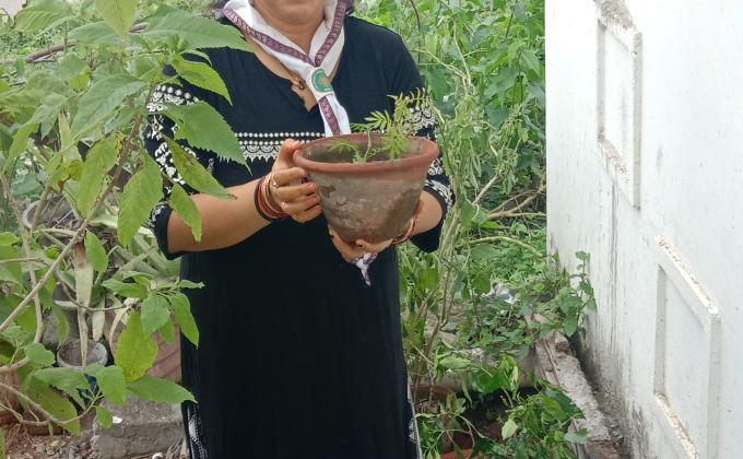 ##goodturn##October 2nd##treeplanting##saveearth##unit leader s. b. sc. h. s. school Konisi Ganjam 