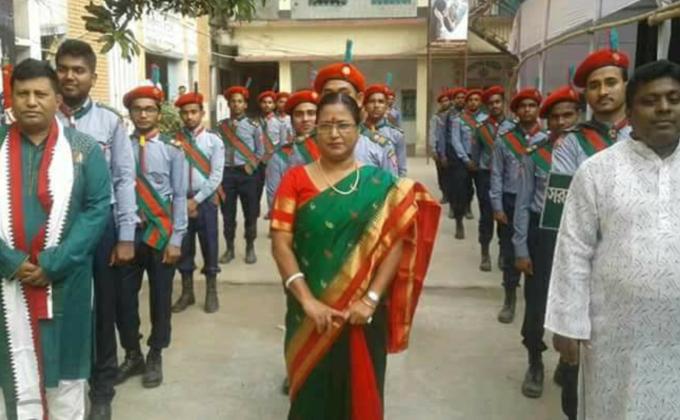 মহান স্বাধীনতা দিবসে কুচকাওয়াজ ও ডিসপ্লেতে অংশগ্রহণ। 