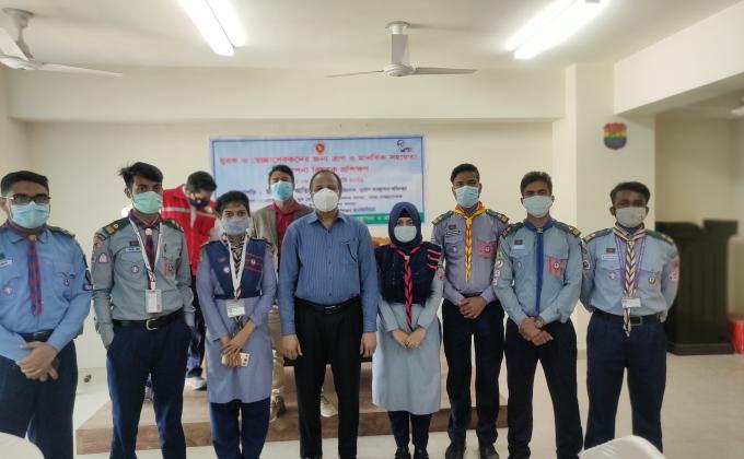 দুর্যোগ মোকাবেলা ও ত্রাণ বিতরণ প্রশিক্ষণ