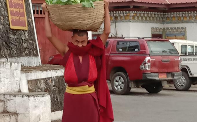 "Helping Hand to monks"