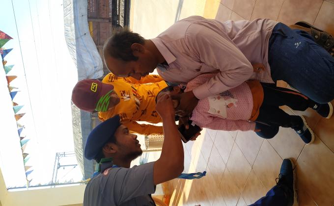 volunteering in pulse polio drive