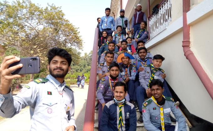 ৪র্থ নাটোর জেলা রোভার মেট কোর্সের হাইকিং -এর কিছু মুহূর্ত