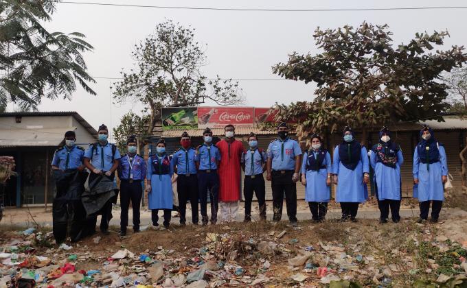প্লাস্টিক টাইড টার্নারস চ্যালেঞ্জ ব্যাজ এর চ্যাম্পিয়ন পর্যায়ের কার্যক্রম 