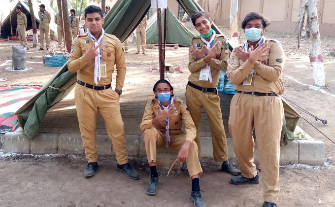 I am participated in mop activity on clean and green pakistan camporee