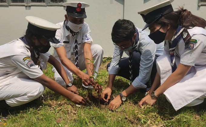 চট্টগ্রাম জেলা নৌ স্কাউটসের উদ্যোগে " আর্থ আওয়ার" পালন।