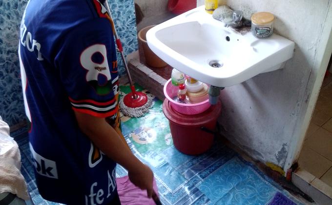 กวาดพื้น