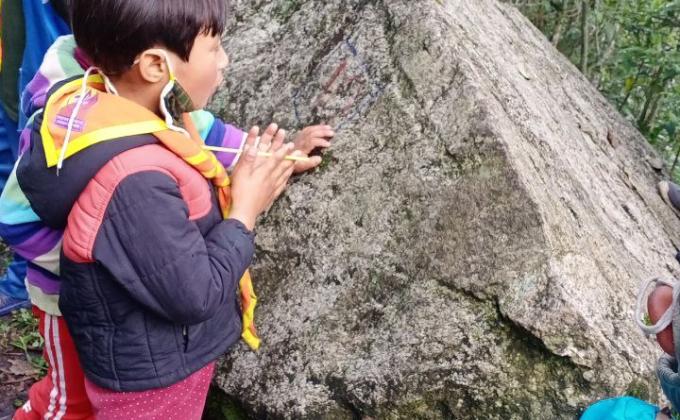 Cheychey and Nachung scout Hiking