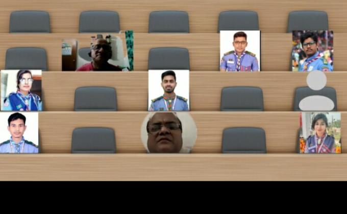 সিনিয়র রোভার মেটদের মাসিক আলোচনা সভা