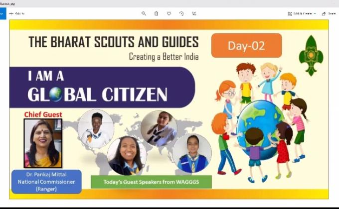 Day 2,webinar on global citizen, SDGgoals, organised by BSGNHQ. 