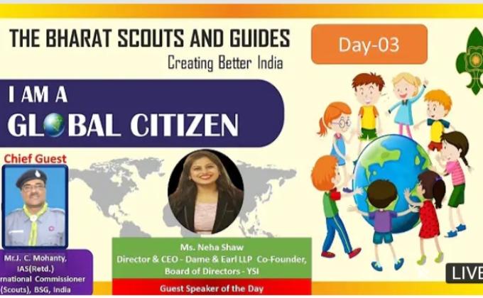 Webinar on 'I AM A GLOBAL CITIZEN'.