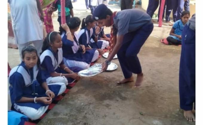 Food distribution For poor child