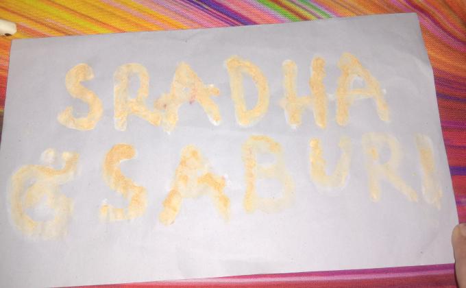 sankalp2.0,activity 15,be a scout, invisible ink, ##bsgsankalp ##BSGindia Monalisa Das 