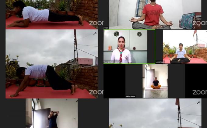 SANKALP 2.0 ACTIVITIY 1-YOGA WITH BSG