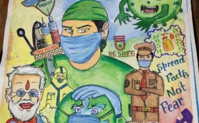 Sankalp2.0 Activity- 4 Covid-19 Awareness  Guru Nanak Public School