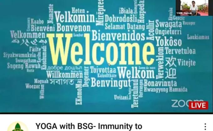 sankalp 2.0,activity 1,yoga with bsg, fit india movement, Monalisa Das Ranger leader, odisha 