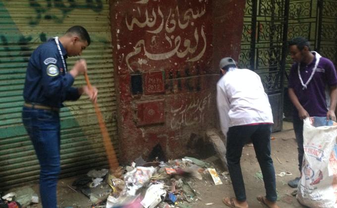 تنفيذ شعار المنظمة العالمية (من اجل عالم افضل) عن طريق خدمة المجتمع والعمل التطوعى وتنمية البيئة