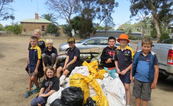 Clare Cub Scouts-Clean up Australia activity