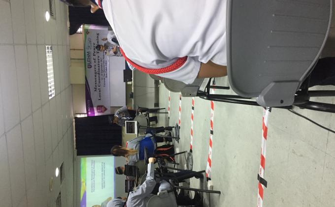 Kursus koordinator MoP dengan uniform putih