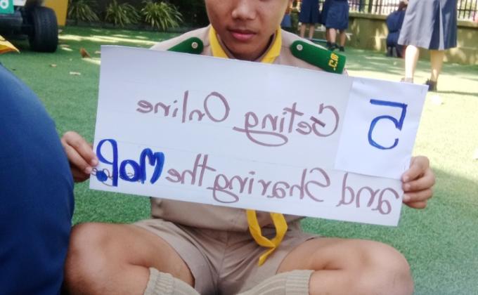 เข้าร่วมอบรมลูกเสือผู้นำสันติภาพ