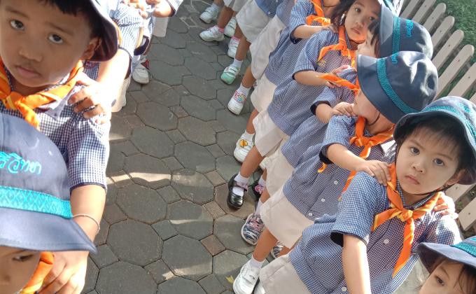 กิจกรรมฝึกระเบียบแถว
