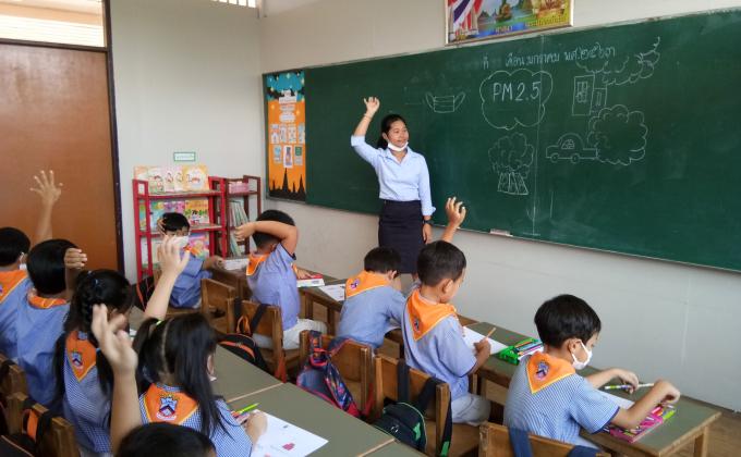 เรียนรู้การป้องกันฝุ่นPM2.5