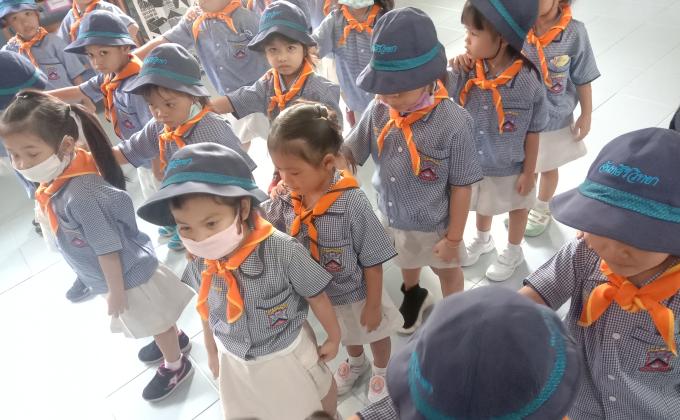 กิจกรรมจัดระเบียบแถวลูกเสือบีเวอร์