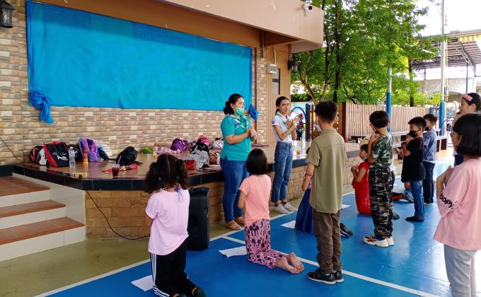 จิตอาสาซ้อมเต้น MoP