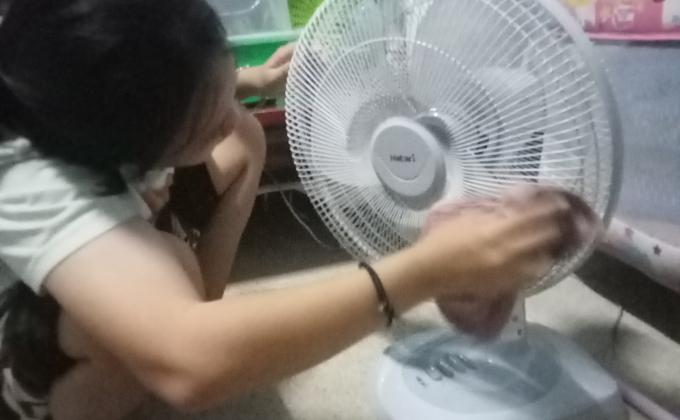 เช็ดพัดลม