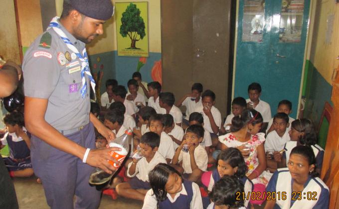 MOP AND DRAWING COMPETITION IN ORPHANAGE # THINKING DAY