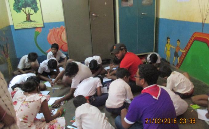 Observing Thinking day in orphanise