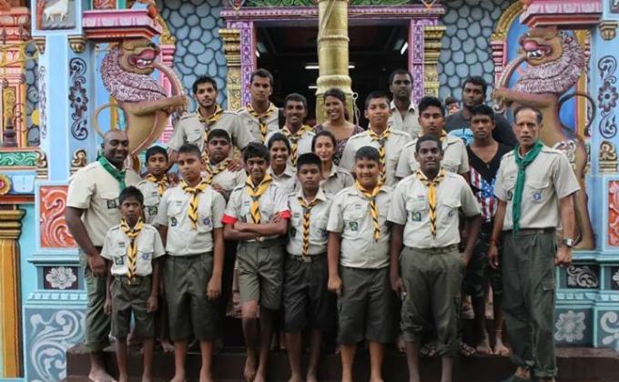 Cleaning of Local Temple