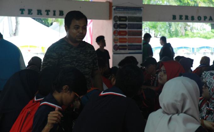 Pengendalian booth MoP untuk Jamboree Malaysia ke-13