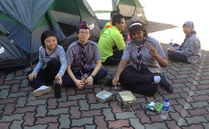 Perkhemahan Murid Pendidikan Khas SMK Taman Putri