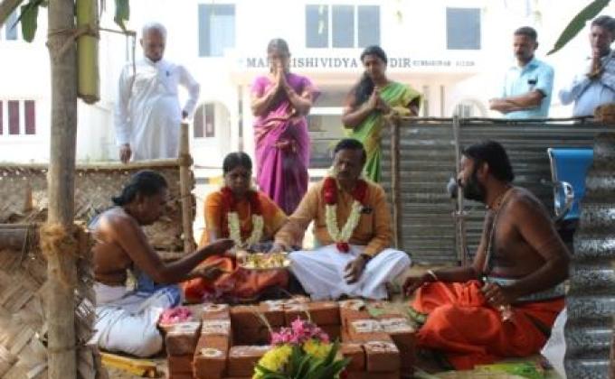 KUMBABISHEKAM OF  SCHOOL TEMPLE