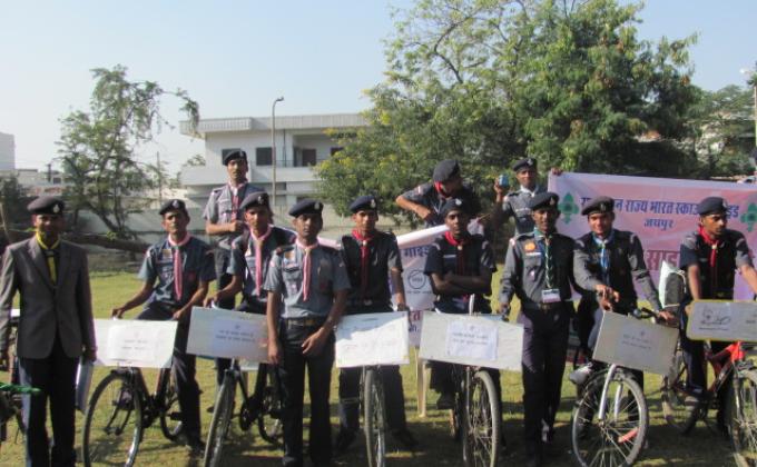 Cycle Rally AIDS  Awareness Rally  & Sawach Bharat Abhaiyan 