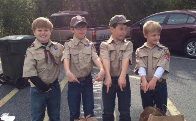 Scouting for Food - Supporting the Thomas County Food Bank