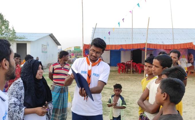 Aiding the people at remote area 