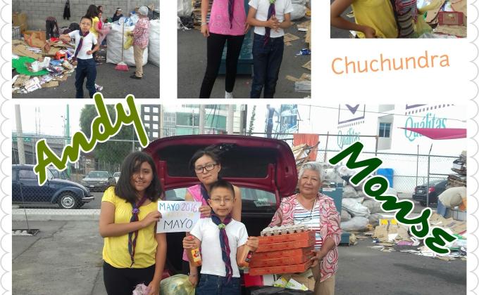 Reciclado de materiales con apoyo a padres de la Asociación de Mexicana de Ayuda a Niños con Cáncer AMANC