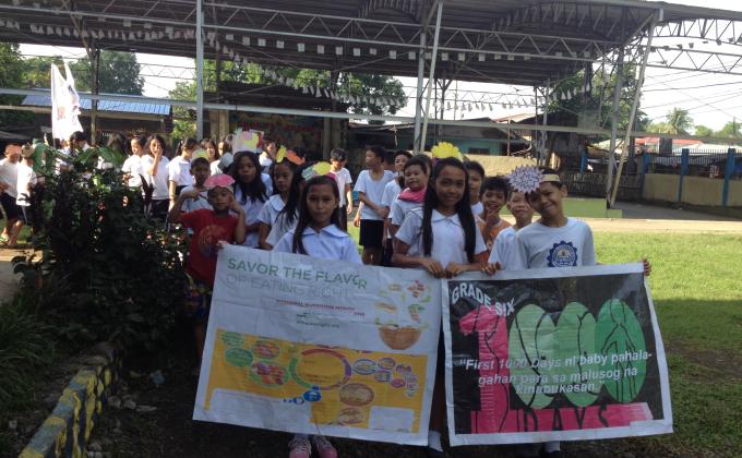 San Miguel elementary School, Piedad District, Davao City council, Eastern Mindanao Region, Philippines Opening of Nutrition Month Celebration