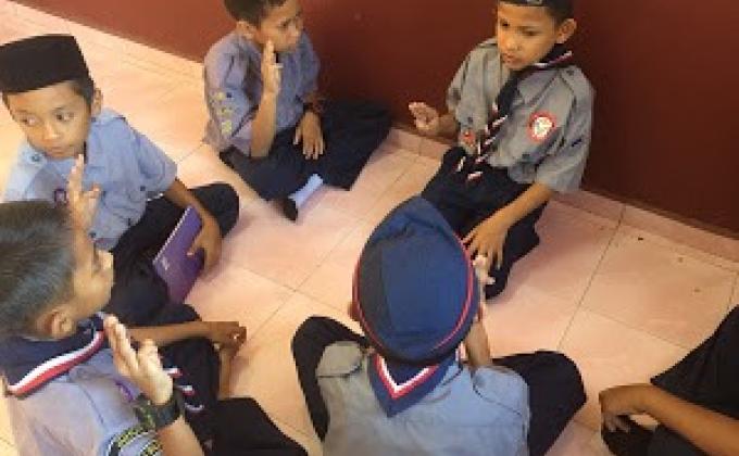 Persiapan Lencana Keris Gangsa