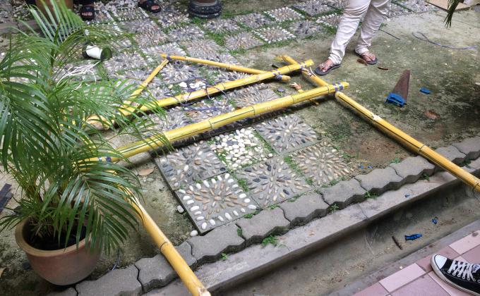 Persiapan Tempat Booth