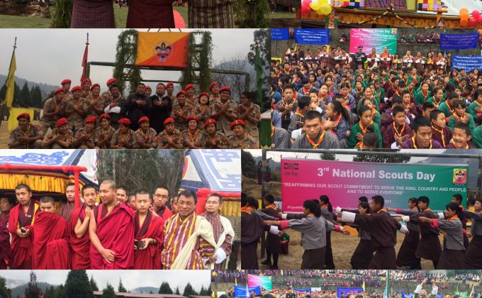 " National Scouts Day & Messengers of Peace Gathering on Founder' s Day in Bhutan