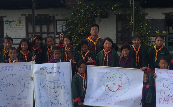 Awareness on EARTH HOUR and PLASTIC BAN in our country