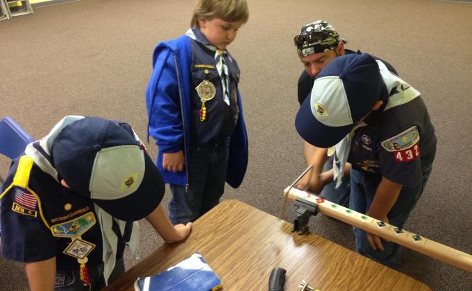 Pack 432 supports Military Family Scouts in Japan