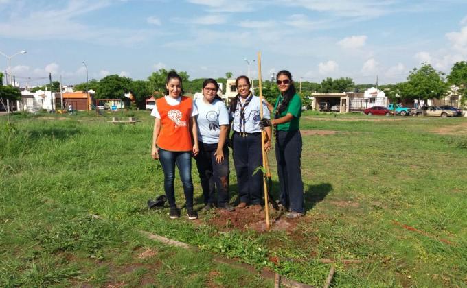 Reforestando el parque familiar, Santa Fe.