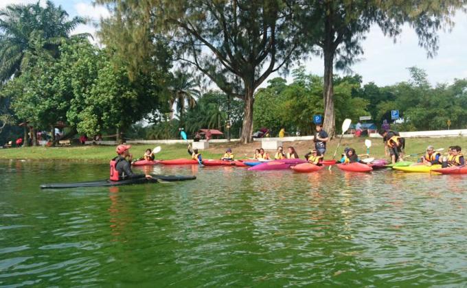 Kursus Kayak Star Award 1 Pengakap Laut WP Kuala Lumpur 2017