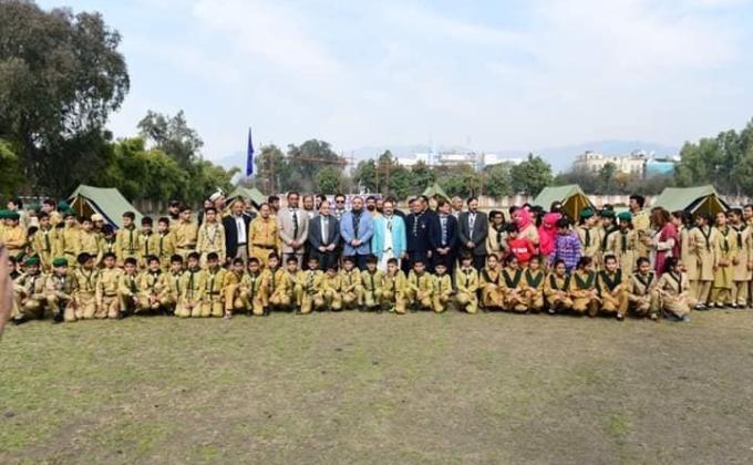 Model Camping in World Scout Day Celebration