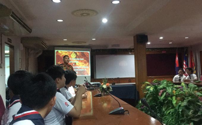 Lawatan sambil belajar@ Balai bomba dan penyelamat Johor Bahru 