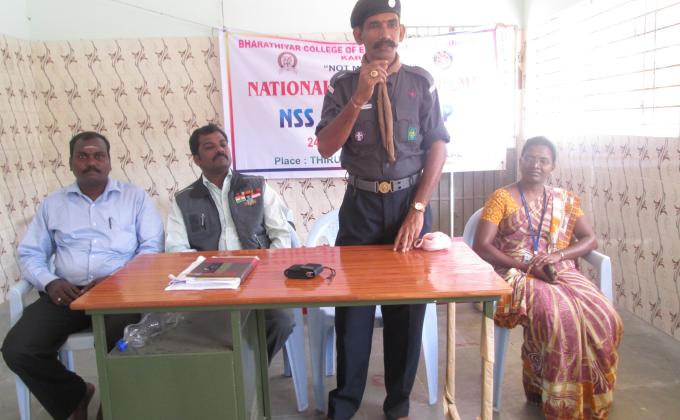 AWARENESS PROGRAMME FOR YOUTHS TAKE PART IN SOCIAL SERVICE CAMP. 
